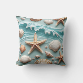 Coastal Seashell Cushion