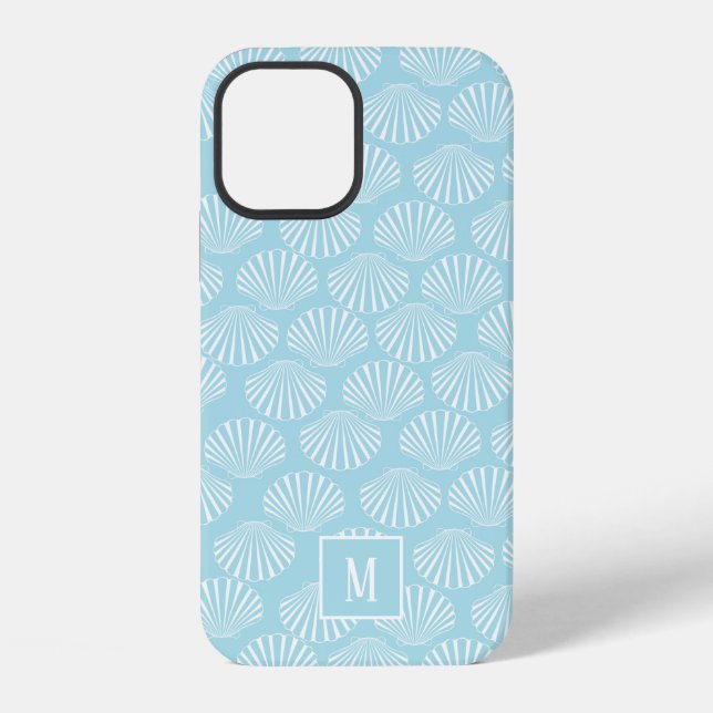 Coastal Seashell Pattern iPhone Case (Back)