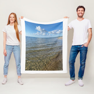 Coastal Serenity Blanket - Beach picture blanket