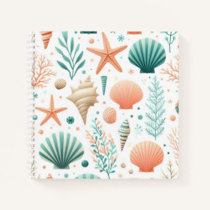 Coastal Shell Art Notebook