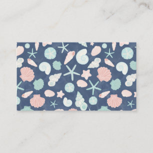 Coastal Shells Beach & Ocean Design Business Card