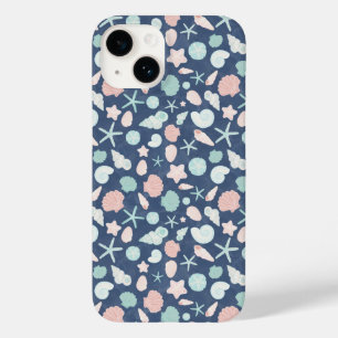 Coastal Shells Beach & Ocean Design Case-Mate iPhone 14 Case