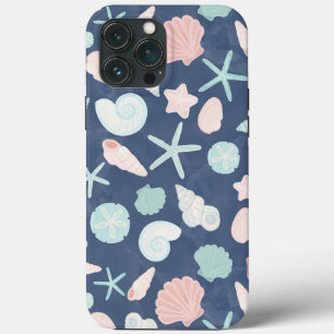 Coastal Shells Beach & Ocean Design iPhone 13 Pro Max Case
