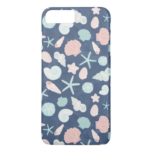 Coastal Shells Beach & Ocean Design Case-Mate iPhone Case (Back)