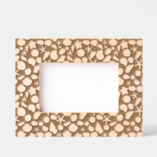 Coastal Shells Beach & Ocean Design Etched Frames