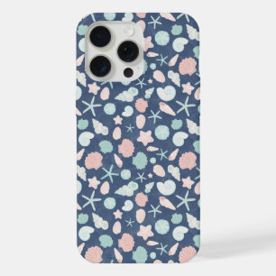 Coastal Shells Beach & Ocean Design iPhone 15 Pro Max Case