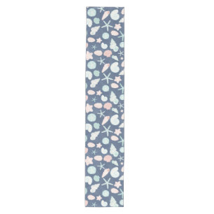 Coastal Shells Beach & Ocean Design Medium Table Runner