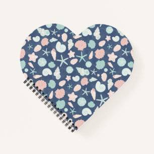 Coastal Shells Beach & Ocean Design Notebook