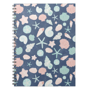 Coastal Shells Beach & Ocean Design Notebook