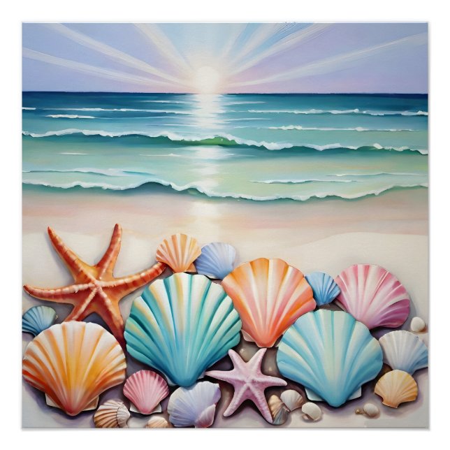 Coastal shells poster (Front)