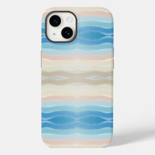 Coastal Shoreline Salty Wavy Repeat Pattern  Case-Mate iPhone 14 Case
