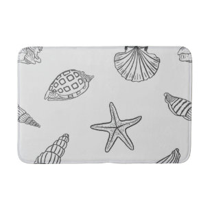 Coastal Steps Ocean Grey Bath Mat
