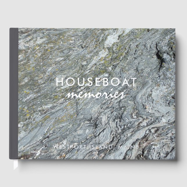Coastal Stone Vacation Rental Memories Photo Guest Book (Front)