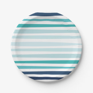Coastal Stripe Party Plates