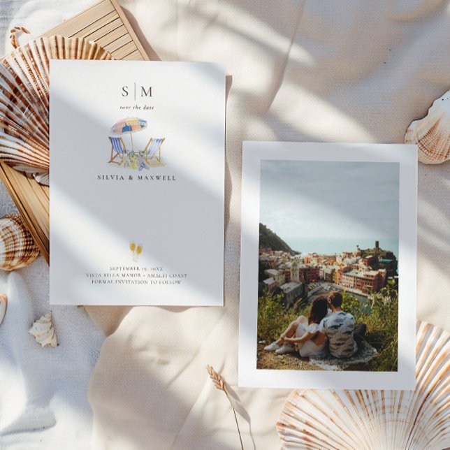 Coastal Summer Beach | Photo Save The Date (Creator Uploaded)