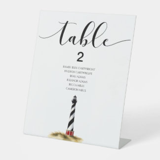 Coastal Table Signs