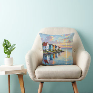 Coastal Themed   Beach Homes on the Bay   Cushion