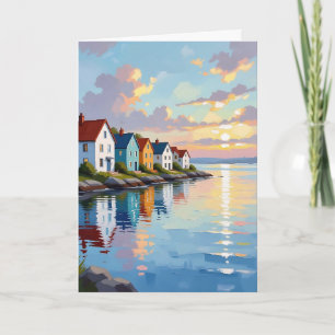 Coastal Themed Happy Anniversary Card