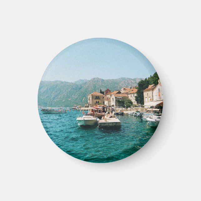 Coastal town of Perast,  Montenegro  Magnet (Front)