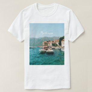 Coastal town of Perast,  Montenegro  T-Shirt