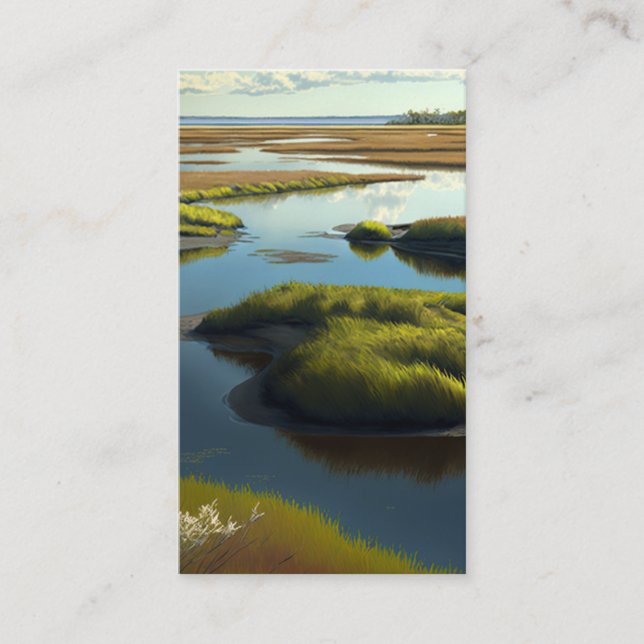 Coastal Tranquility Calling Card (Front)