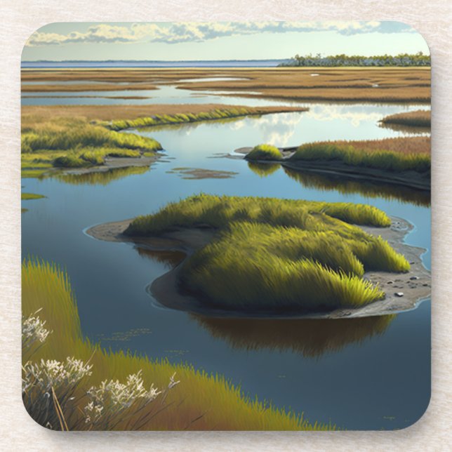 Coastal Tranquility Coaster (Front)