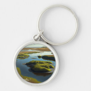 Coastal Tranquility Key Ring