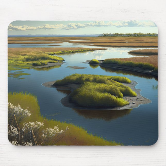 Coastal Tranquility Mouse Mat (Front)