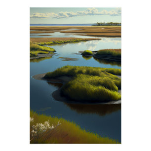 Coastal Tranquility Poster