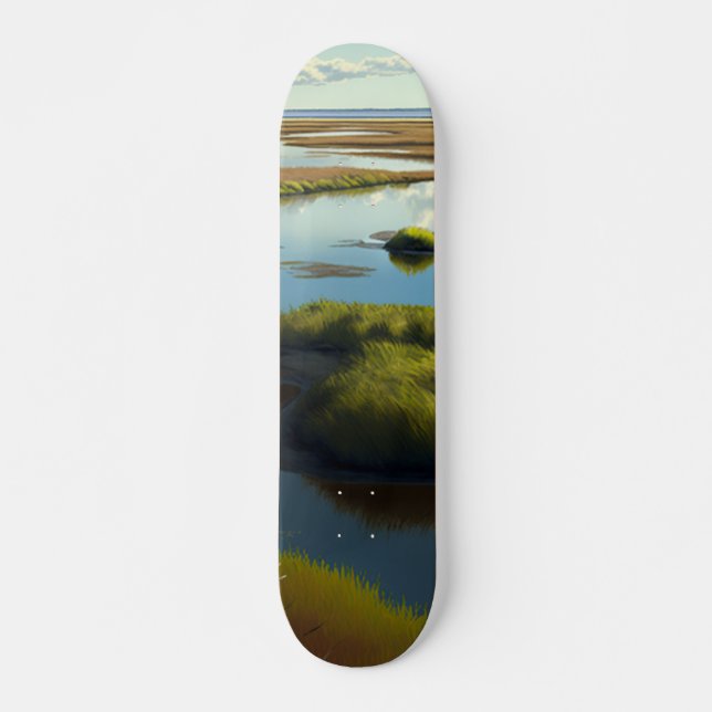 Coastal Tranquility Skateboard (Front)
