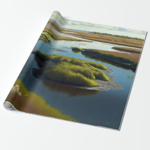 Coastal Tranquility Wrapping Paper