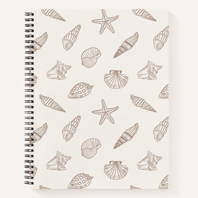 Coastal Treasure Driftwood Luxe Notebook (Front)