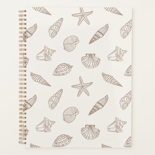Coastal Treasure Driftwood Luxe Planner (Front)