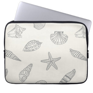 Coastal Treasure Misty Shoreline Laptop Sleeve