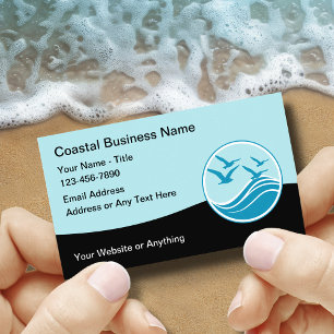 Coastal Tropical Business Cards