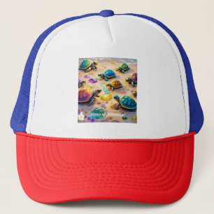 "Coastal Turtle Capers" Trucker Hat