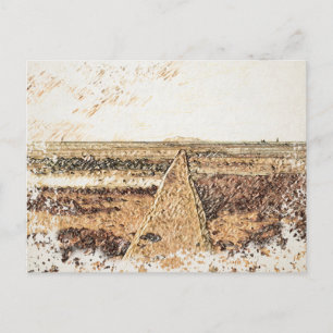 Coastal Twilight: Ardrossan Beach Watercolour Postcard