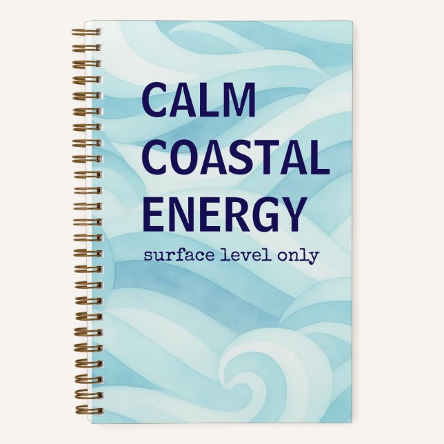Coastal Vacation Journal | Gift for Beach Lover (Front)