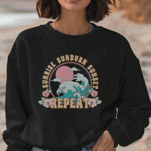 Coastal Vibes Casual  Sweatshirt