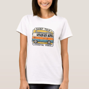 Coastal Vibes Surf Trip Van T-Shirt