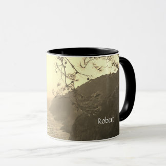Coastal view, evening light mug