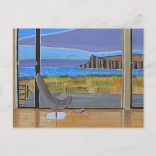 Coastal View From the window postcard