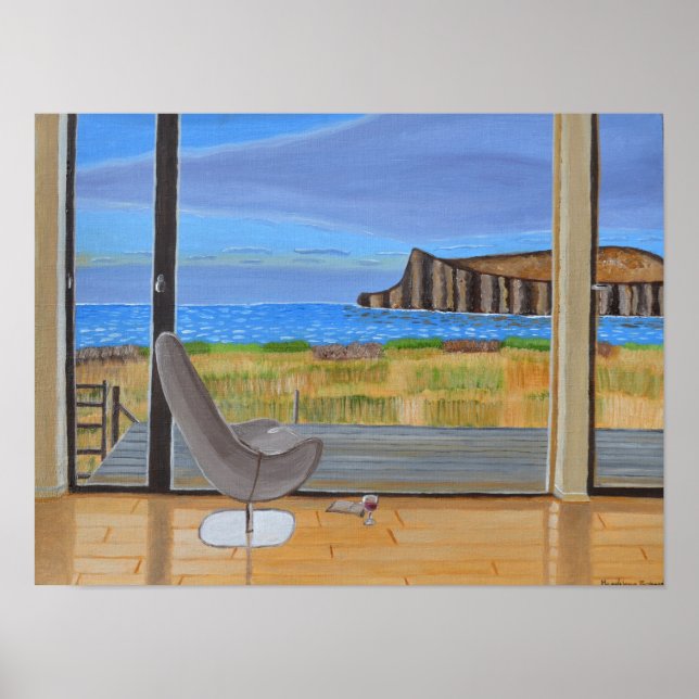 Coastal View from the Window  Poster (Front)