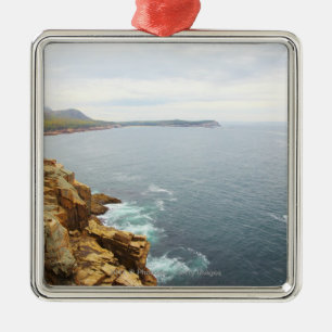 Coastal View of Acadia National Park Metal Tree Decoration