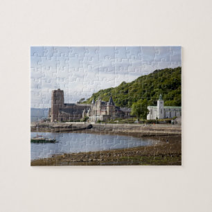 Coastal view with historic buildings, Oban, Jigsaw Puzzle