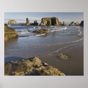 Coastal views, Bandon, Oregon Poster
