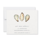 Coastal Watercolor Oyster Change of Address Moving