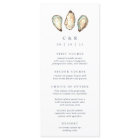 Coastal Watercolor Oyster Wedding