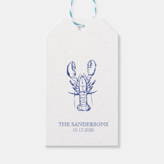 Coastal Wedding Napkin Gift Tags