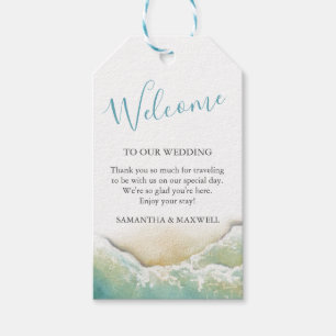 Coastal Wedding Welcome Guest Gift Tags